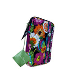 Vera Bradley Women’s Va Va Bloom Floral Print Black Quilted E-Reader Sleeve