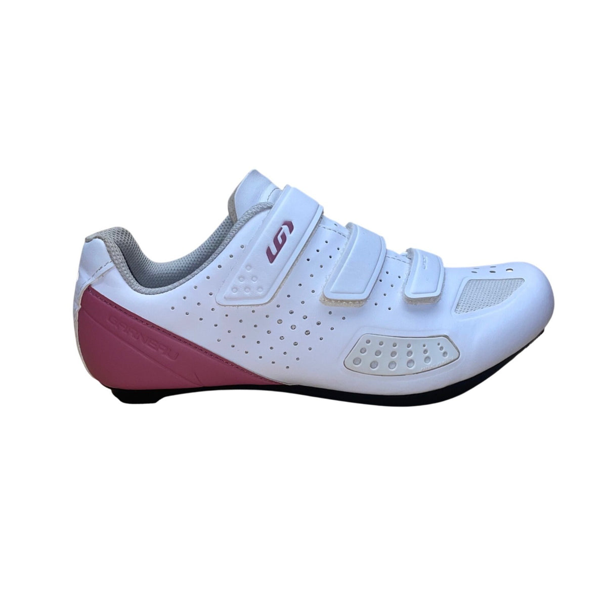 Louis Garneau Women’s White & Pink Road Cycling Shoes Size 11