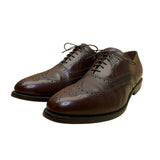 Allen Edmonds Men’s Brown Leather Lace-Up Wingtip Chester Dress Shoes Size 10.5