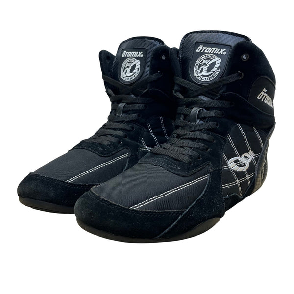 Otomix Men’s Black & White High-Top Bodybuilding Training Sneakers Sz M13/W14.5