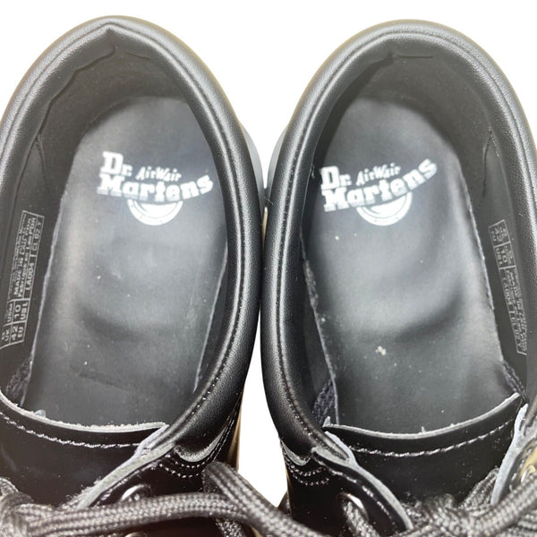 Dr. Martens Unisex Black Leather Lug Platform Lace-Up Dress Shoes Sz L10/M9