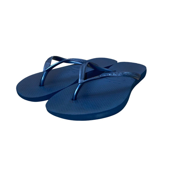 Havaianas Women’s Blue Foam Slim Flip Flops Sandals Size 4/5