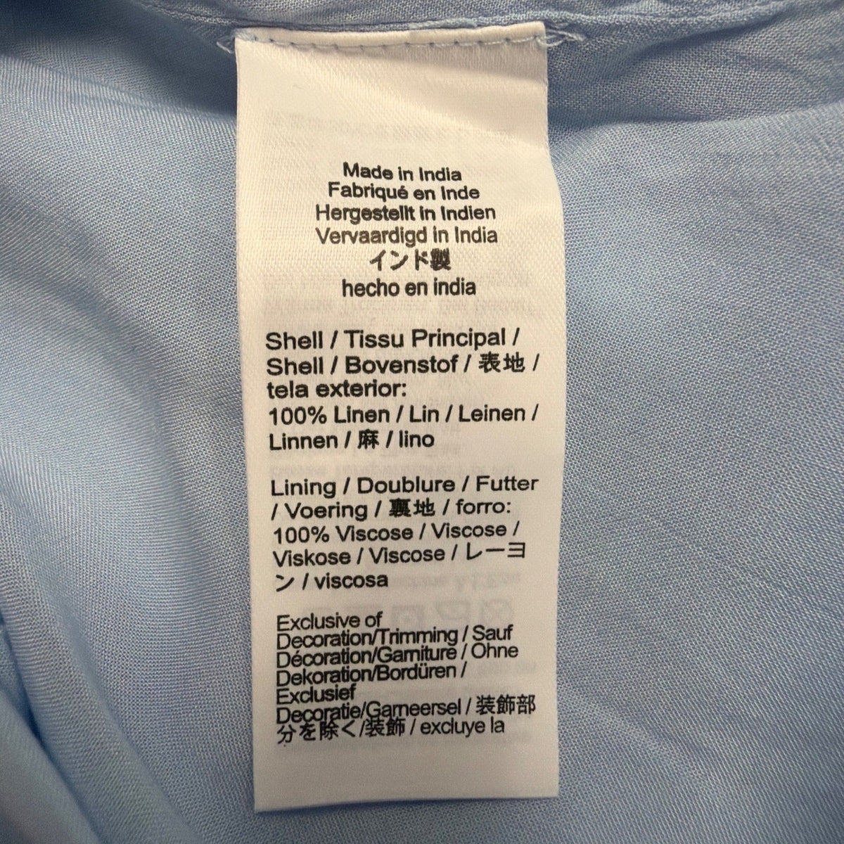 J.Crew Womens Light Blue Linen Dress Adjustable Straps Embroidered Lace Size P0