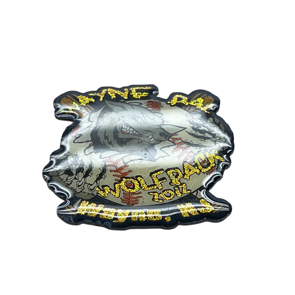 Wayne PAL Wolfpack 2012 Team Trading Pin With Double Rubber Clutch Back