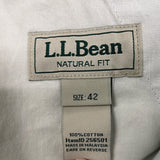 L.L.Bean Mens Dusty Olive Natural Fit Tropicweight Cargo Shorts Size 42 - New