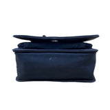 Liz Claiborne Women’s Black Faux Leather & Nylon Adjustable Strap Crossbody Bag