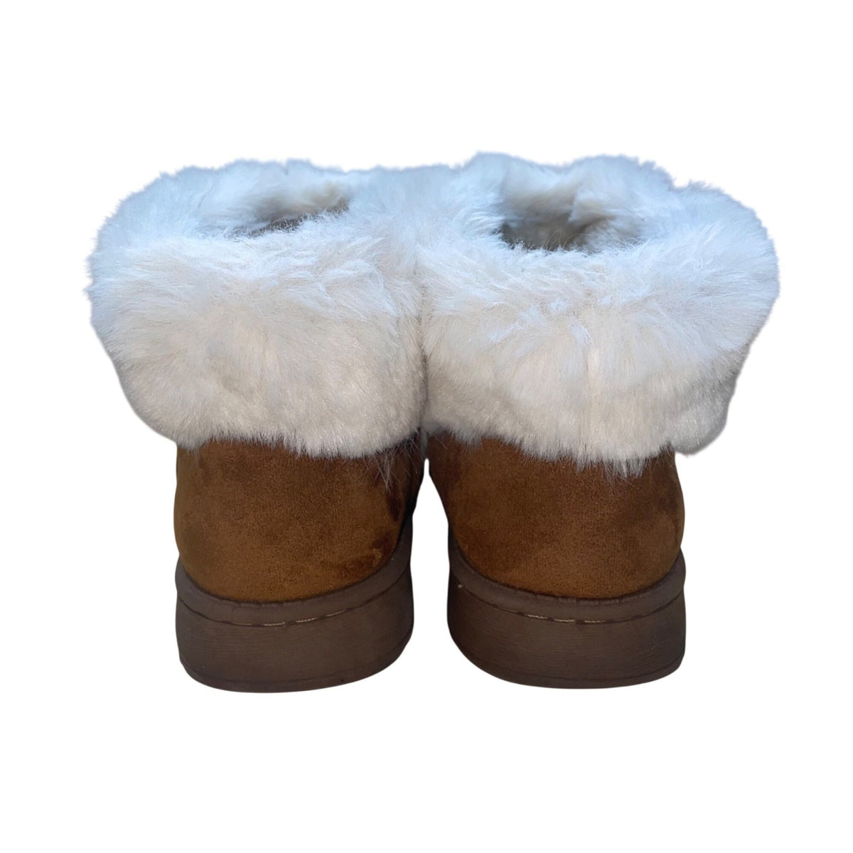 Cliffs Women’s Brown Faux Fur-Lined Suede Warm Winter Ankle Boots Size 8.5M