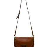 Vintage Dooney & Bourke Women’s Brown Pebbled Leather Adjustable Crossbody Bag