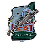 Granite Heat Youngsville 2012 Baseball Trading Pin With Dual Clutch Back
