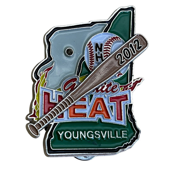 Granite Heat Youngsville 2012 Baseball Trading Pin With Dual Clutch Back