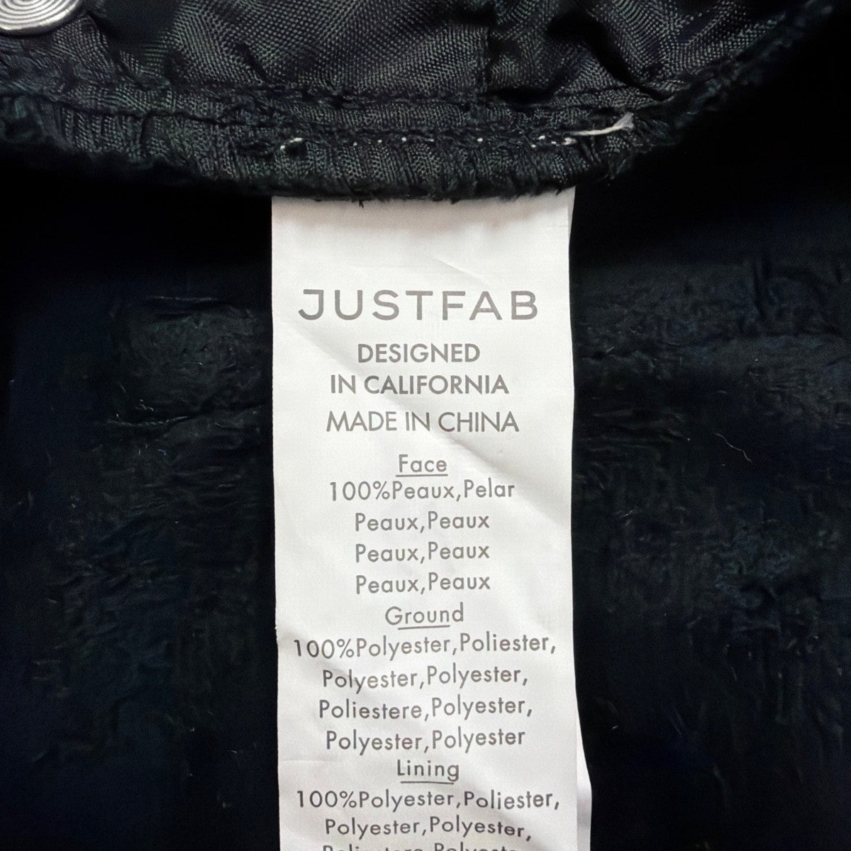 Justfab Womens Black Faux Leather Pants Size M