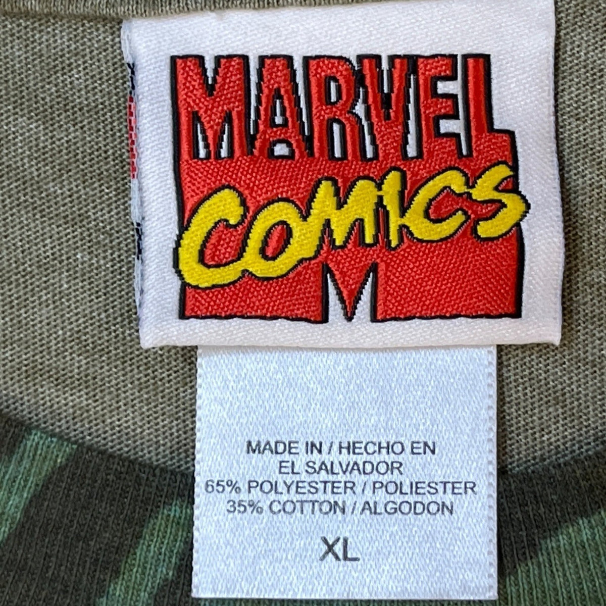 Marvel Comics Hulk Graphic Tee Green Athletic Fit Unisex Size XL