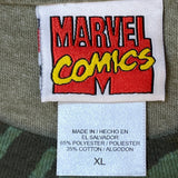 Marvel Comics Hulk Graphic Tee Green Athletic Fit Unisex Size XL