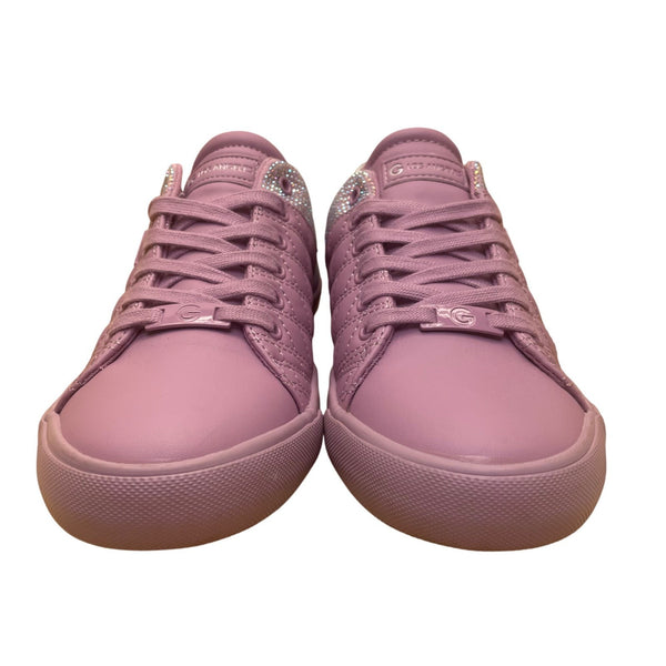 GBG Los Angeles Women’s Pink Rhinestone Quilted Low-Top Sneakers Size 9M