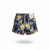 Abercrombie & Fitch Mens Multicolor Swim Trunk Nautical Print Mesh Lining  Sz XS