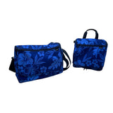 L.L. Bean Women’s Blue Floral With Adjustable Shoulder Strap Travel Bag