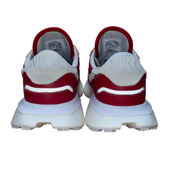 Nike Women’s Red Mesh Cushioned Low-Top Phoenix Waffle Casual Sneakers Size 9
