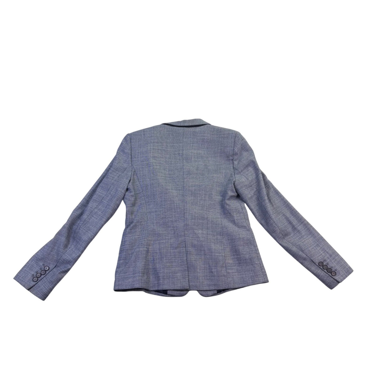 Esprit Womens Blue & Gray Single Breasted Blazer Career Jacket Size 8 