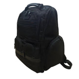 Tumi Men’s Black Nylon With Multiple Compartments Deluxe Laptop Backpack