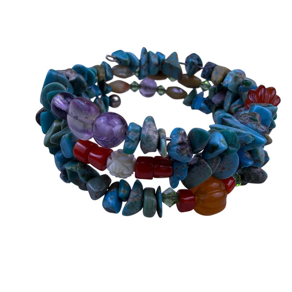 Women’s Multicolor Turquoise Natural Stone Bracelet