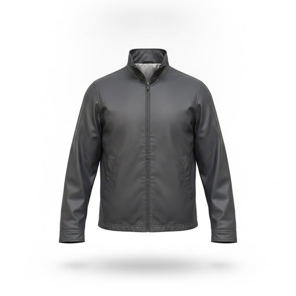 Gap Mens Black Cotton Coated Zip-Up Lightweight Jacket With Pockets Size L