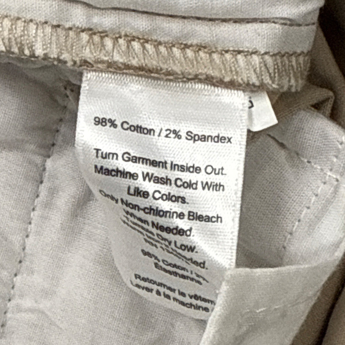 Vineyard Vines Women's Beige Slim Fit Khaki Bottom Trousers Sz 16