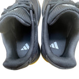 Adidas Kids Black Mesh & Yellow Stripes Lightmotion Duramo SL Sneakers Size 2