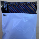 Ike Behar Mens Navy Silk Tie Geometric Plaid Design 59