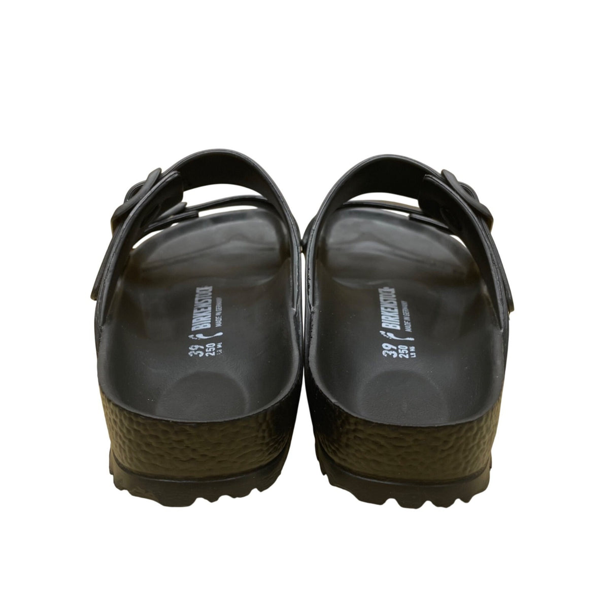 Birkenstock Women’s Black EVA Arizona Two-Strap Comfort Slip-On Sandals Sz  8/39