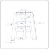 Suede Womens Beige Jacket  3-Button Closure Long Sleeves Neutral Colorway