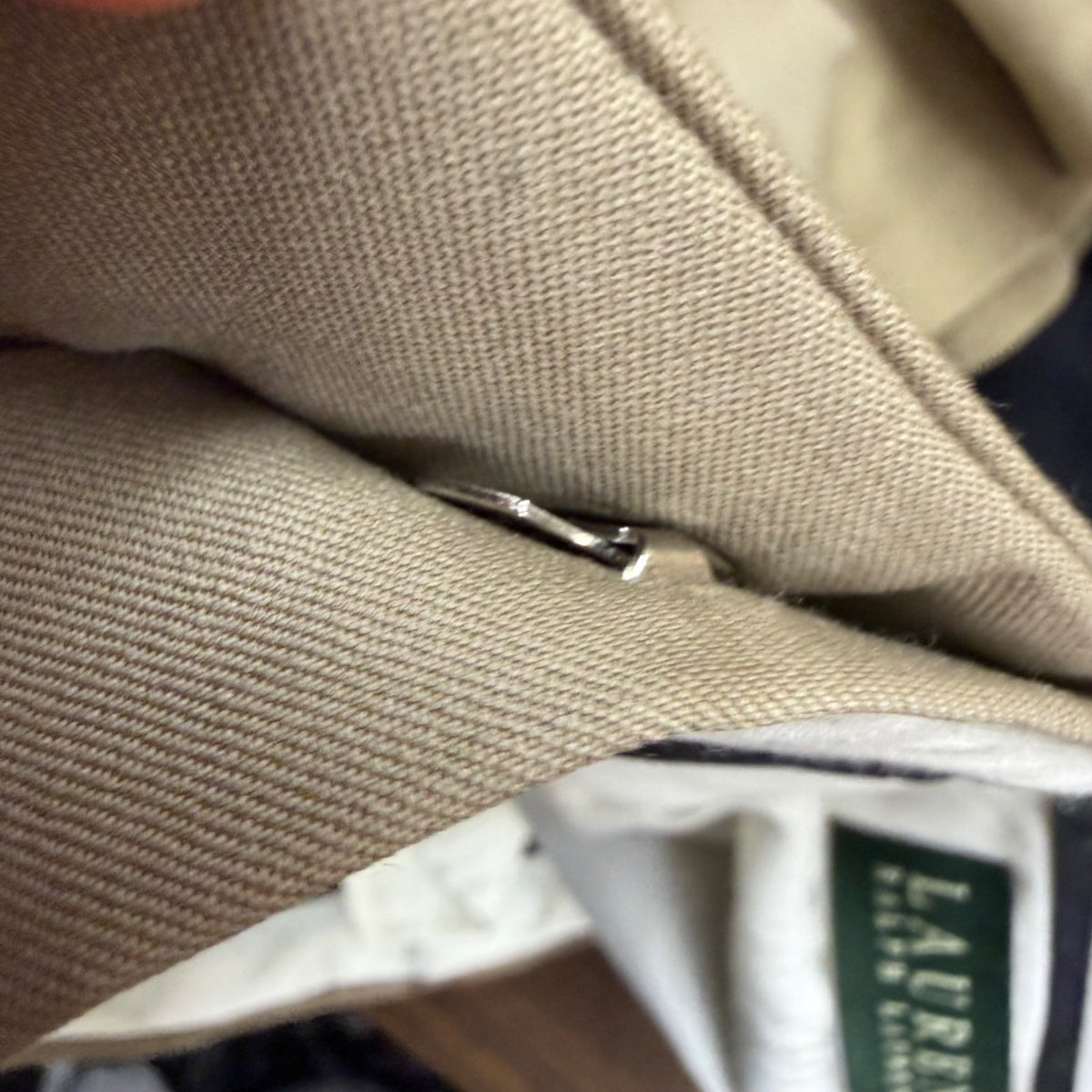 Lauren Ralph Lauren Mens Camel Wool Cashmere Flat-Front Dress Pants Sz 33W / 30L