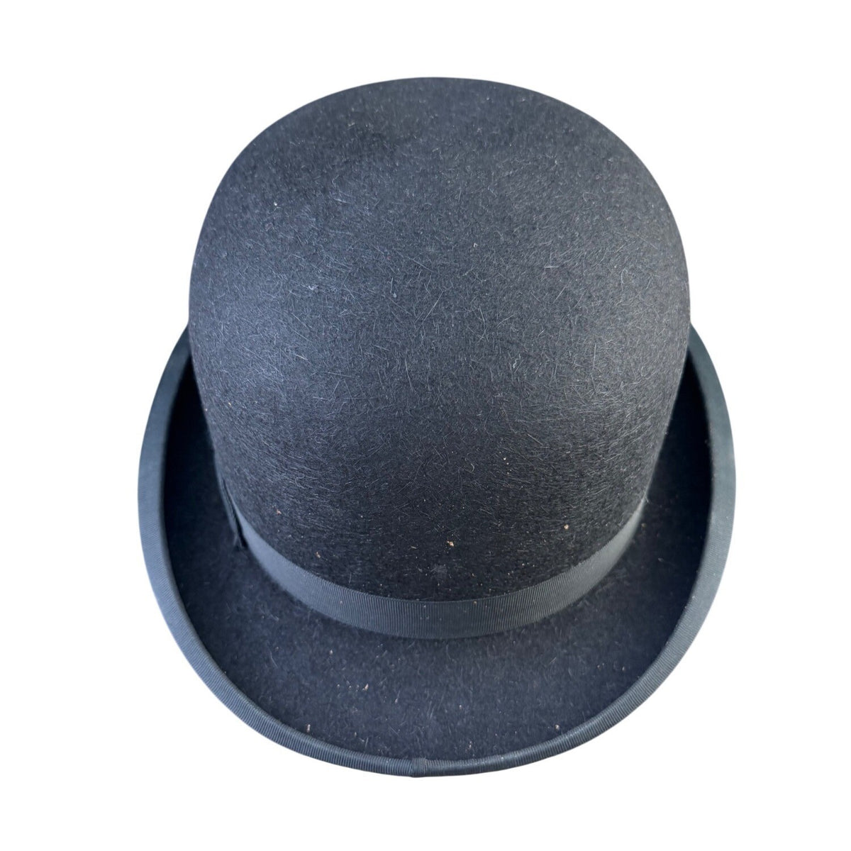 Lock & Co. Mens Black Wool Felt Bowler Hat St. James’s Street London England