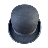 Lock & Co. Mens Black Wool Felt Bowler Hat St. James’s Street London England