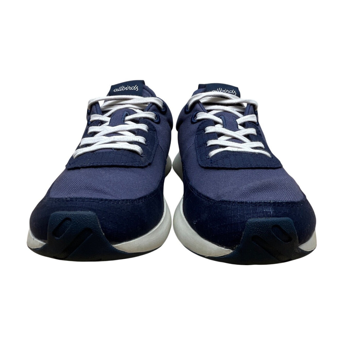 Allbirds Mens Navy Blue Sustainable Lightweight Lace-Up Casual Sneakers Sz M14
