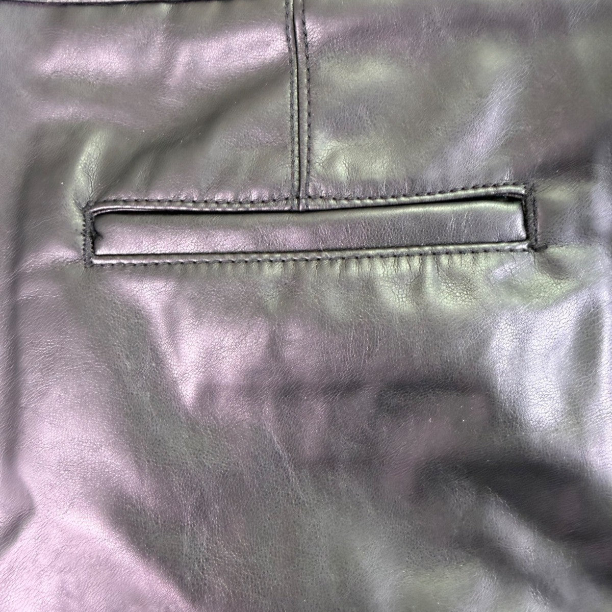 Torrid Womens Black Faux Leather High-Rise Pintuck Bootcut Pants Size 18 Regular