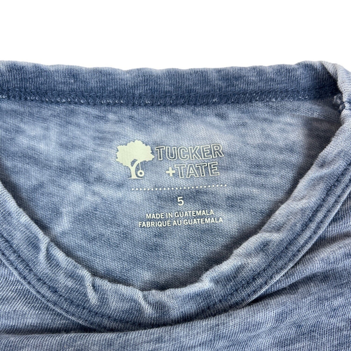 Tucker Tate Toddler Boy's Blue Washed T-Shirt Sz 5