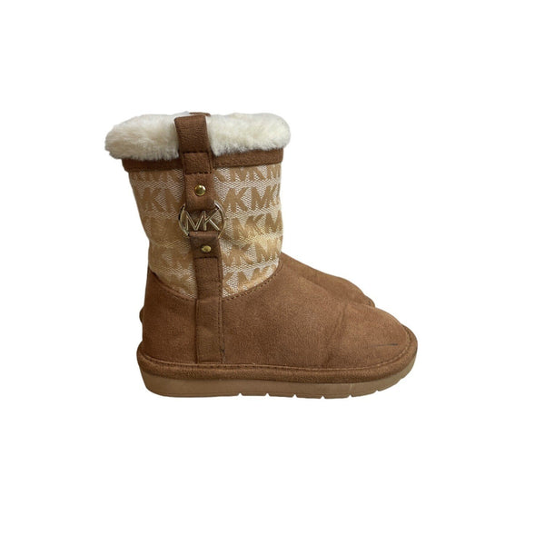 Michael Kors Youth Girl's Brown Winter Boots Sz 8