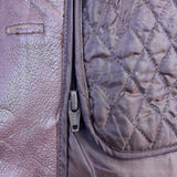 Wilsons Leather Womens Brown Genuine Leather Jacket Thinsulate Lining Sz M