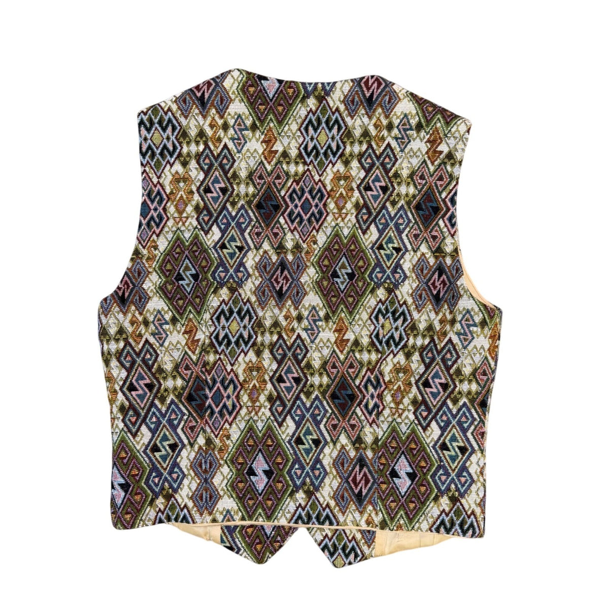 OHara Originals Mens Multicolor Jacquard Vest With Aztec Pattern