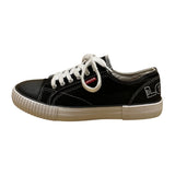Levis Women’s Black Canvas Lace-Up Flat Skateboard Sneakers Size 6.5