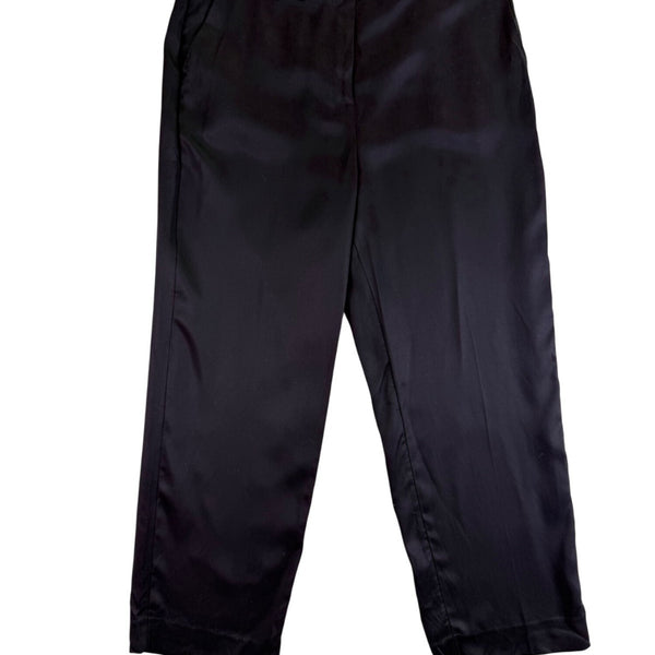 J.Crew Womens Black Lyocell Dress Pants Slim Fit Tailored Design Sz 12