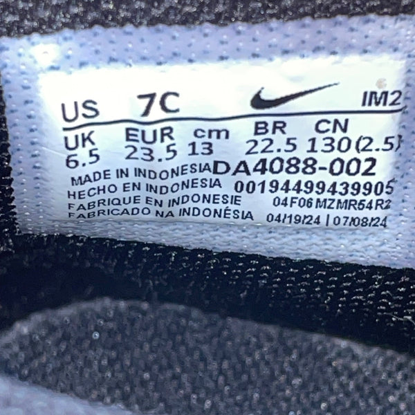 Nike Kids Black & White Leather Mid-Top Blazers Sneakers Size 7C