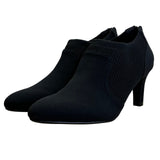 LifeStride Women’s Black Fabric Upper Ankle Shoes Gia Micron Booties Size 8M