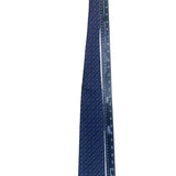 Bert Pulitzer Mens Blue Yellow Purple Silk Tie Bit Print