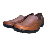 Hotter Women’s Brown Leather Comfort Envy Slip-On Loafers Size 9US