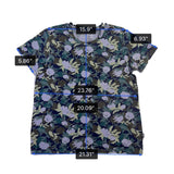 Eddie Bauer Womens Dark Green Camouflage Crew Neck T-Shirt Size L