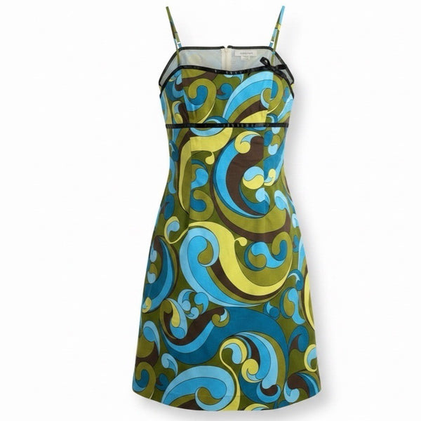 Becky & Max Womens Multicolor Sleeveless A-Line Dress Size 4