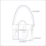 Tignanello Women’s Yellow Leather Storage Pockets  Double-Strap Shoulder Bag