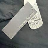 Perry Ellis Mens Black Polyester Zip-Up Jacket Lightweight Casual Fit Size L