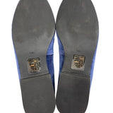 Jack Rogers Women’s Blue Velvet Loafers Sz 9.5M (EU 41) NWOB